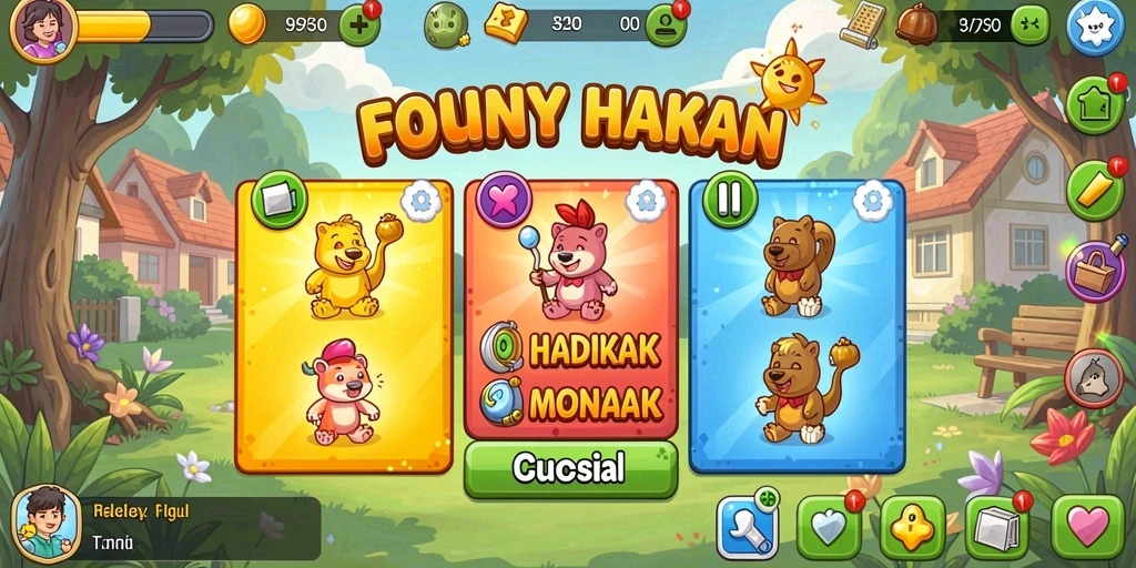 Misi harian untuk menambah tantangan.