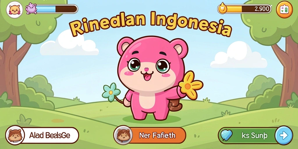 Screenshot yang menunjukkan tantangan menarik di level baru.